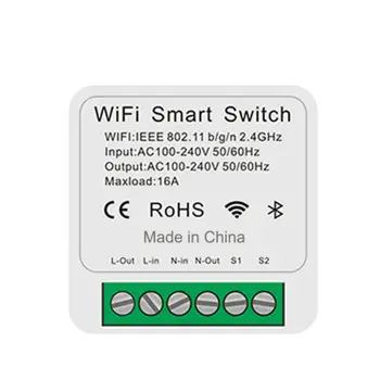 Ewelink Wifi Smart Switch 2.4g Беспроводной Переключатель Smart Home Timing Работа С Alexa Google Home Яндекс Голосовое Управление Smart Life