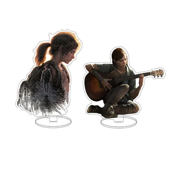Игровая фигурка The Last of Us, часть 2, косплей Элли, акриловая подставка, модельная тарелка, декор стола, Стоячие фигурки Элли в подарок фанатам