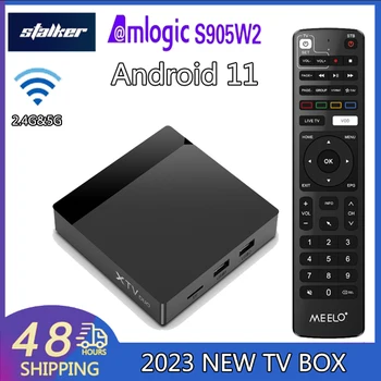 Самый умный XTV DUO mytvonline Amlogic S905W2 TV BOX 2,4 и 5 ГГц с Двойным WiFi Разрешением 4K Ultra HD Android 11 100M Ethernet XTV DUO