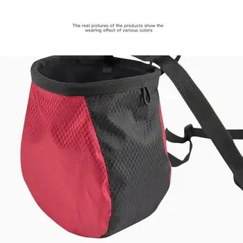 Портативная сумка для скалолазания, сумки для хранения порошка магния в тренажерном зале с регулируемым поясным ремнем длиной 1,2 м, сумка для мела большой емкости на открытом воздухе