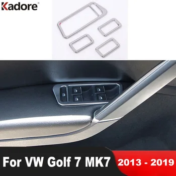 Накладка кнопки включения стеклоподъемника автомобиля для Volkswagen VW golf 7 golf7 MK7 2013-2015 2016 2017 2018 2019 Аксессуары для интерьера