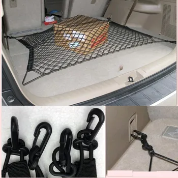Органайзер для хранения багажа в багажнике автомобиля, Нейлоновый сетчатый карман для Mitsubishi lancer outlander ASX pajero 2 Canter Carisma Challenger