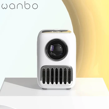 Глобальная версия проектора Wanbo T2R MAX Full HD 1080P Mini LED Портативный проектор WIFI BT 4K 1920*1080P 1GB + 16GB 350 Ansilm