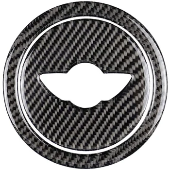 Наклейка На Крышку Рулевого Колеса Из Углеродного Волокна 5X Для Аксессуаров Серии Mini Cooper R55 R56 R