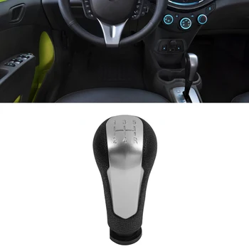 Ручка переключения передач с 5 скоростями рычаг переключения передач для Chevrolet Spark 2011-2016 серебристый
