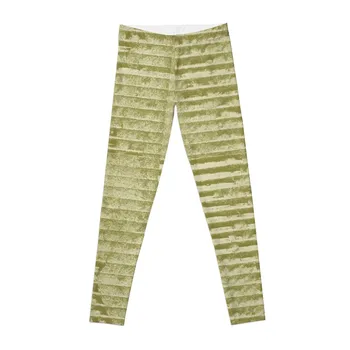 Леггинсы с шероховатым зеленовато-зеленым рисунком, женские брюки, леггинсы женские