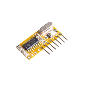 Супергетеродинный Беспроводной Приемник RXC6 433 МГц PT2262 Code Steady для модуля Arduino/AVR С Режимом Обучения Коду