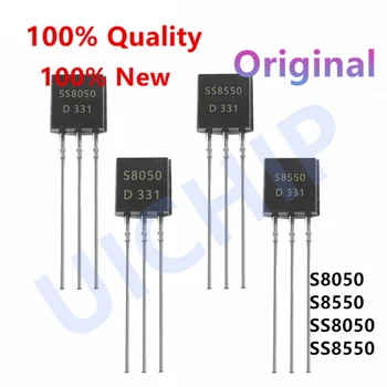 (100шт) 100% Новый S8050 S8550 SS8050 SS8550 TO-92 8050 Новый триодный транзистор