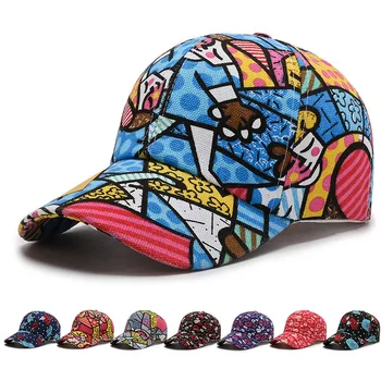 Модная весенняя хлопковая бейсболка в стиле хип-хоп Snapback, зимняя шапка, приталенные кепки, мужские Женские уличные осенне-летние повседневные разноцветные