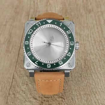 Мужские часы качества AAA, оригинальные автоматические мужские часы NH35 Fashin Square 100M, водонепроницаемые механические наручные часы с автоподзаводом