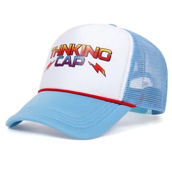Бейсболка для косплея Дастина, ретро сетчатые кепки для взрослых, унисекс, хип-хоп шляпы, губчатые шляпы для папы-дальнобойщика