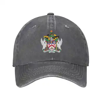 Джинсовая кепка с логотипом Сент-Китс и Невис высшего качества, бейсбольная кепка, вязаная шапка