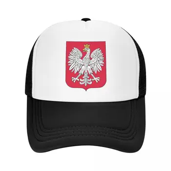 Бейсболка с флагом Королевства Польша для мужчин и женщин, Регулируемая шляпа дальнобойщика с гербом Польши, спортивные кепки-Снэпбэк, летние шляпы