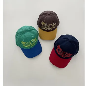 Кепки для женщин, бейсболки, корейская нишевая многоцветная кепка для рыбалки, летняя кепка-кепка, черные шляпы для девочек, синие американские кепки-кепки для отдыха