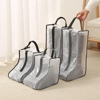 Пылезащитные сумки для хранения обуви на молнии, портативный органайзер для обуви для путешествий, Непромокаемые ботинки, защитные пакеты, водонепроницаемый чехол для обуви