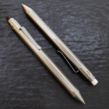 Инструмент EDC механического типа из титанового сплава TC4, автоматический карандаш для рисования, канцелярские принадлежности для студентов