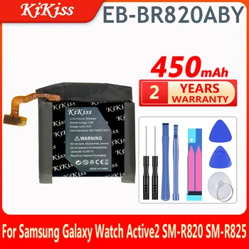  KiKiss Сменный Аккумулятор EB-BR820ABY Для Samsung Galaxy Watch Active 2 Active2 SM-R820 SM-R825 44 мм Аккумулятор Для Часов