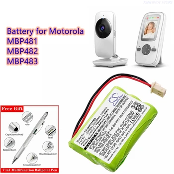 Батарея радионяни 3,6 В/700 мАч GP80AAAHC3BMX, HRMR03, GP80AAAHC3BMXZ для Motorola MBP481, MBP482, MBP483