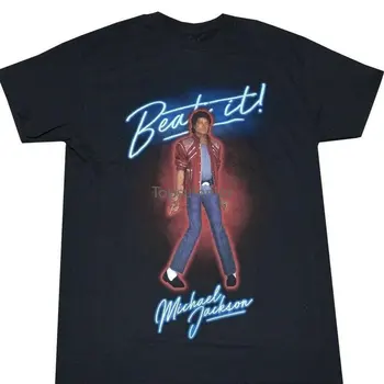 Новая ретро-винтажная мужская футболка Michael Jackson Beat It 1982 Tour