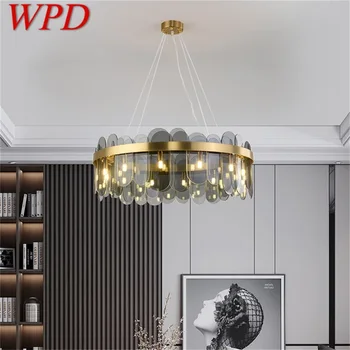 Люстра WPD, подвесной светильник в стиле постмодерн, простой светодиодный светильник для домашней гостиной, столовой