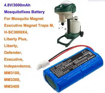  Аккумулятор Mosquitofixes емкостью 3000 мАч для Магнитных Ловушек от комаров Executive M, MM3100, MM3300, MM3400, Defender, Liberty