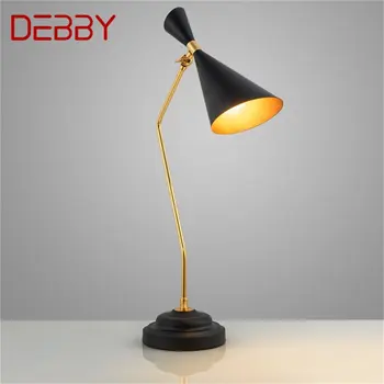 Современная настольная лампа DEBBY Nordic Простая креативная настольная лампа со светодиодной подсветкой для декоративного дома, гостиной отеля, спальни
