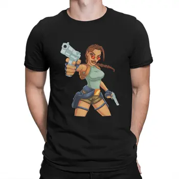 Приключенческие игры Tomb Raider, новейшая футболка для мужчин, классическая базовая футболка с круглым воротником, отличительный подарок на день рождения, уличная одежда