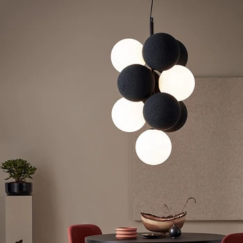 Дизайнерская люстра в скандинавском стиле, современная люстра-светильник для столовой / спальни / гостиной, украшения дома, светильники