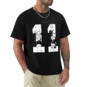Футболка Haikyuu Tsukishima Kei, винтажная футболка, мужская одежда, винтажная одежда, простые черные футболки, мужские