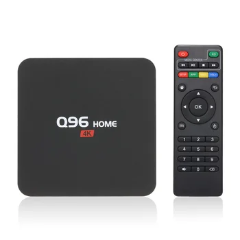 Q96 HOME Smart Android TV Box Медиаплеер UHD 4K RK3229 Четырехъядерный H.265 VP9 HDR10 Android 8.1 TV Box с Дистанционным Управлением