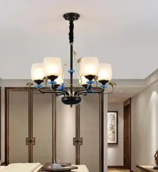 Подвесная люстра Tieyi для гостиной, столовой, простой Современный золотой и черный Винтажная атмосфера, креативный светодиодный светильник Multihead