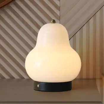 Настольная лампа, сенсорная лампа, Грушевидная настольная лампа мощностью 3 Вт, освещение рассеянным светом, настольные лампы для баров, кабинета, гостиной, дома для вечеринок