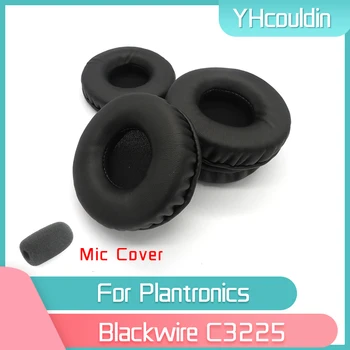 Амбушюры YHcouldin для Plantronics Blackwire C3225 Сменные аксессуары для наушников из мятой кожи