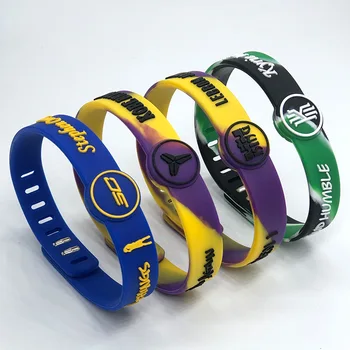 Силиконовый баскетбольный браслет с регулируемым размером, спортивный браслет, подходящие подарки для мужчин и женщин, любителей баскетбола, ювелирные изделия