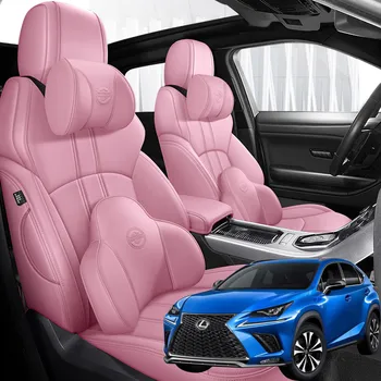 Кожа Наппа, 5 сидений, Чехлы для автомобильных сидений Lexus NX 2015 2016 2017 2018 202 Аксессуары