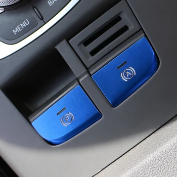 Автомобильный стайлинг Кнопка переключения передач на ручном тормозе, Декоративная накладка для Audi A3 8V 2013-2019 Аксессуары для помещений