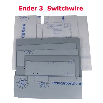 Комплект для обновления корпуса Ender_Switchwire от Blurolls Прозрачные и черные панели ПК для обновления Ender3 до Voron Switchwire