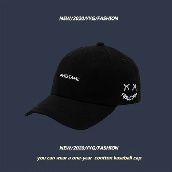 Мужская модная брендовая кепка INS с вышитым клоуном, мужская уличная бейсболка, женская универсальная кепка в корейском стиле