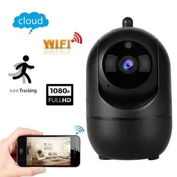 Беспроводная IP-камера WOWPIC 1080P HD, облачная Wifi-камера, интеллектуальное автоматическое отслеживание домашней безопасности человека, сетевая камера видеонаблюдения с искусственным интеллектом