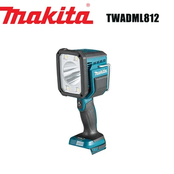 Makita TWADML812 Перезаряжаемая Светодиодная Рабочая лампа Area Light 18V Электрический инструмент Модель из чистого металла