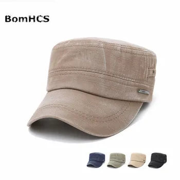 Винтажная однотонная бейсболка BomHCS, однотонная хлопковая солнцезащитная шляпа с регулировкой AM1733MZ3