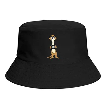 Новая Мужская Шляпа-ведро из полиэстера для фотографа-Суриката, Женская Летняя Солнцезащитная Шляпа Boonie, Альпинистская Мужская Шляпа Рыбака