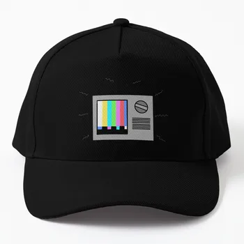 Бейсболка в стиле ретро со сломанным телевизором, дизайнерская шляпа, бейсболка с аниме, мужская и женская кепка