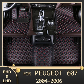Автомобильные коврики MIDOON для Peugeot 607 2004 2005 2006 Пользовательские автоматические накладки для ног