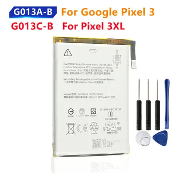 Оригинальный Сменный аккумулятор G013C-B для Google Pixel 3XL 3430mAh Подлинный аккумулятор G013A-B для Google Pixel 3 Pixel3 2915mAh
