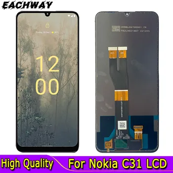 Для Nokia C31 ЖК-дисплей Сенсорный экран Дигитайзер Для Nokia C31 Экран дисплея Заменить TA-1499 TA-1497 для Nokia C31 ЖК-экран