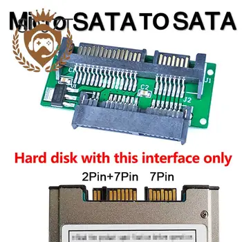 1,8-дюймовый Micro SATA HDD SSD от 3,3 В до 2,5-дюймового 22-Контактного Адаптера Жесткого диска SATA Конвертер