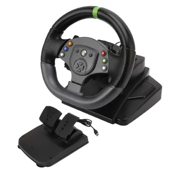 Игровое гоночное колесо с поворотом на 180 градусов, большой рычаг переключения передач, игровое рулевое колесо для PS 3 для ПК