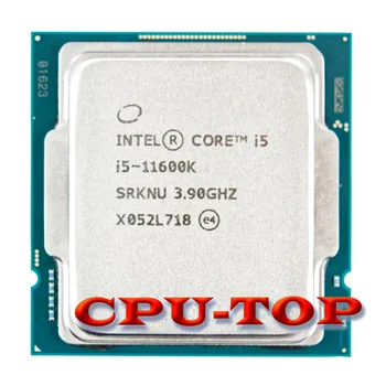 НОВЫЙ Intel Core i5-11600K i5 11600K 3,9 ГГц Шестиядерный Двенадцатипоточный процессор L3 = 12M 125 Вт LGA 1200 Без вентилятора