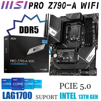 Материнская плата MSI PRO Z790-A WIFI LGA1700 DDR5 (OC) 7200 Материнская плата Z790 128G с поддержкой Intel 12th 13th Gen Wifi 6E ATX RGB XMP